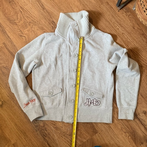 Harley XL button turtleneck jacket - Picture 3 of 8